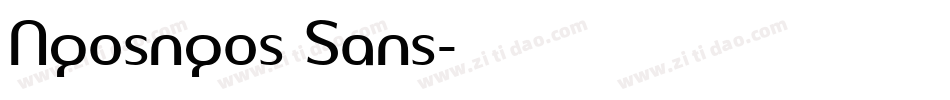 Ngosngos Sans字体转换